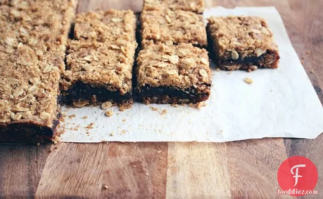 Oat And Nut Date Squares