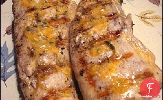 Grilled Wahoo and Orange Butter