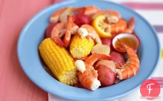 Shrimp Boil With Corn And Potatoes