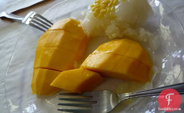 Mango With Coconut Sticky Rice