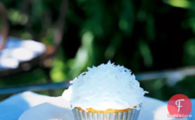 Coconut-topped Cupcakes