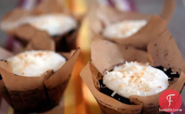 Chocolate Cupcakes With Coconut Icing