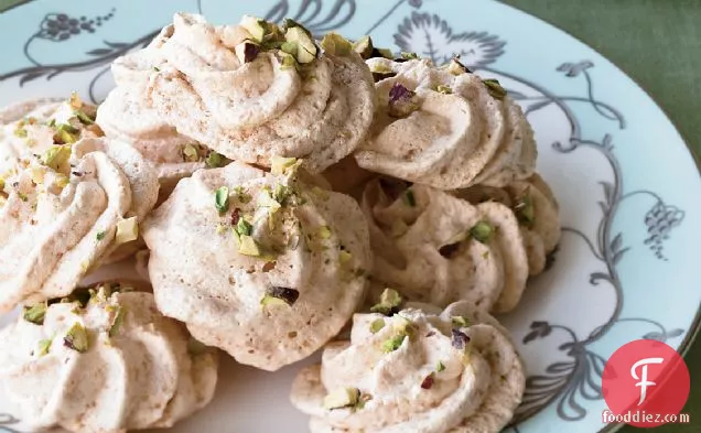 Coconut-Pistachio Meringues