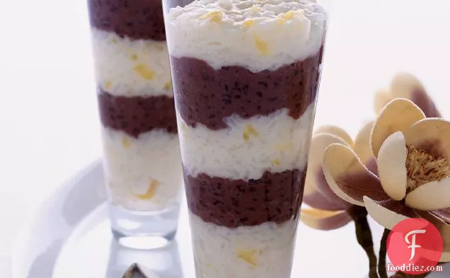Black-and-White Coconut Rice Pudding
