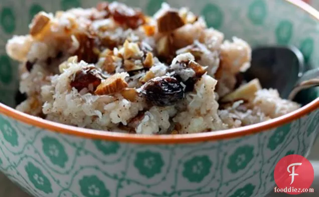 Slow-cooker Coconut & Almond Rice Pudding