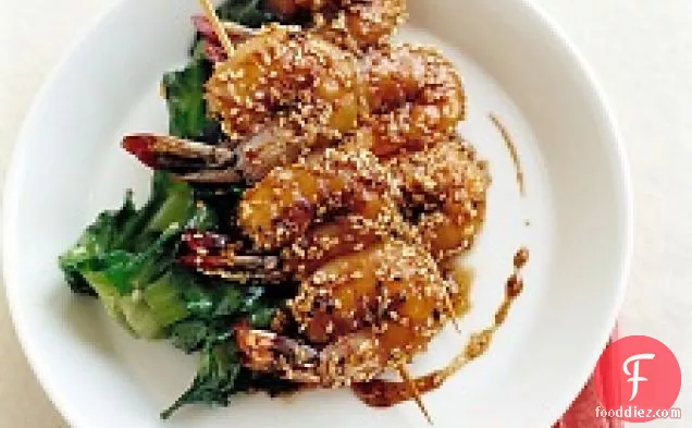Skewered Sesame Shrimp