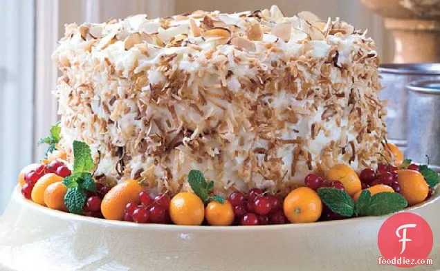 Coconut-Almond Cream Cake