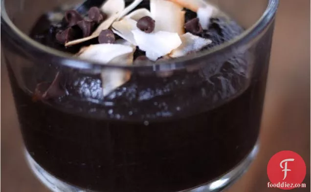 Chocolate-coconut Puddings