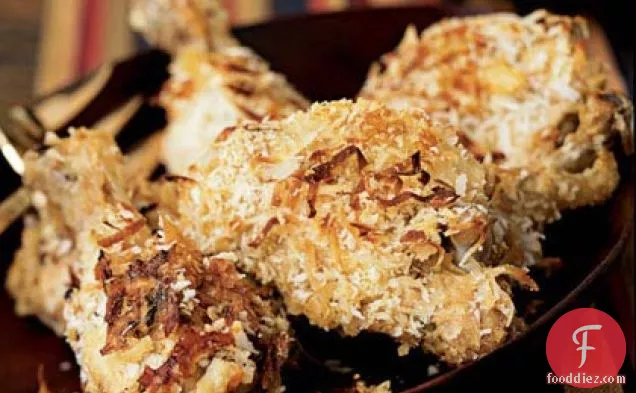 Oven-Fried Coconut Chicken
