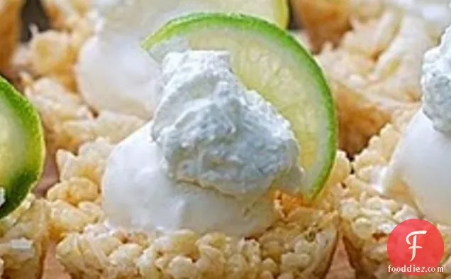 Coconut Lime Rice Krispies Coolers