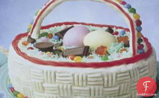 Mounds Coconut Easter Basket Cake