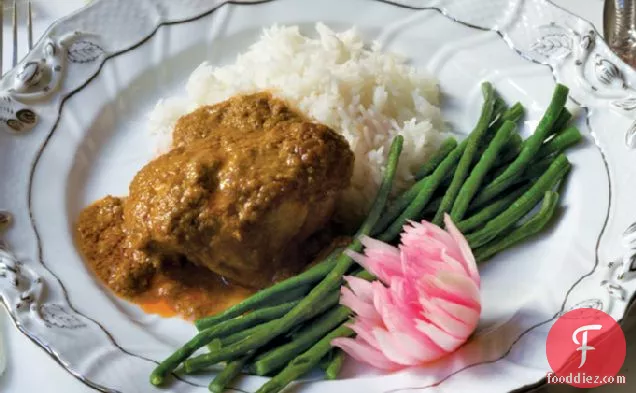 Curried-Coconut Chicken Rendang