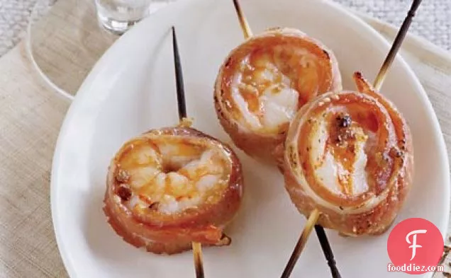 Bourbon-Glazed Shrimp