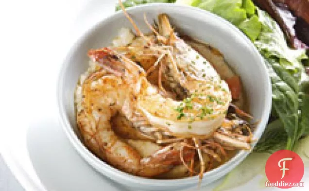 Slow-cooked Louisiana Shrimp And Grits