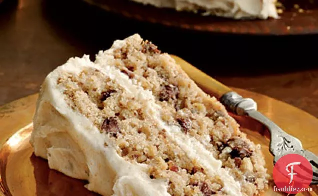 Mocha-Apple Cake with Browned Butter Frosting
