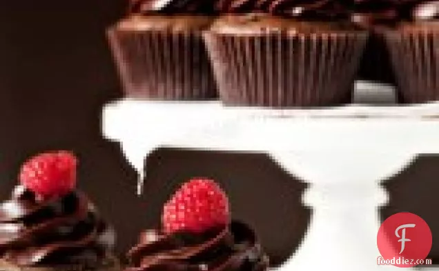 Chocolate Cupcakes With Chambord Frosting