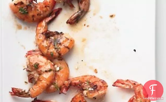 Emeril's Lemon-herb Grilled Shrimp