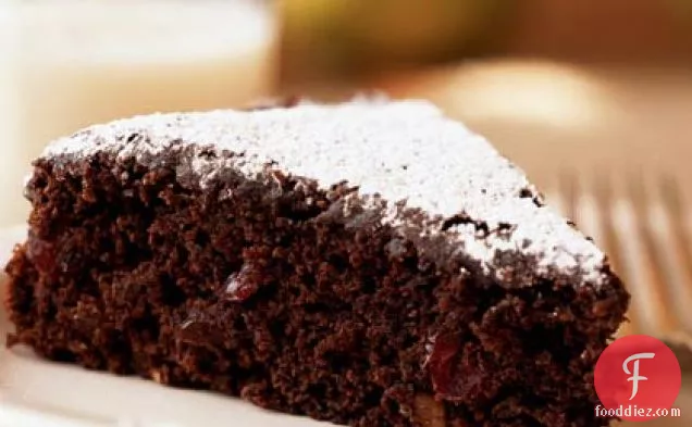 Chocolate-Walnut-Cranberry Cake