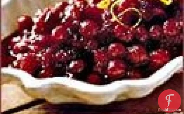 Cranberries with Orange Zest and Port