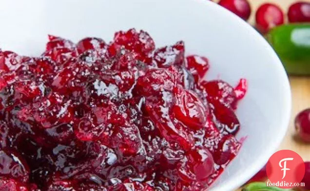 Tequila and Lime Jalapeno Cranberry Sauce