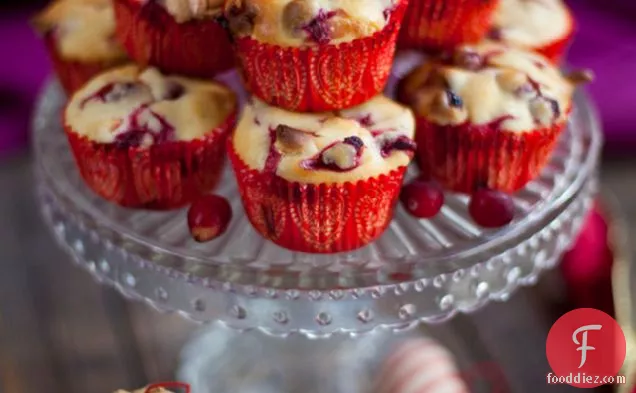 Cranberry And White Chocolate Muffins