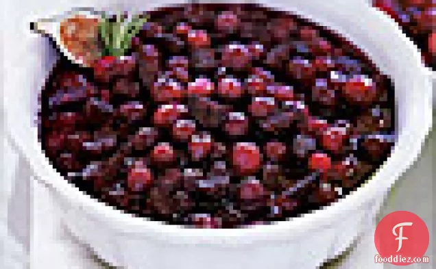 Cranberry Sauce With Port And Dried Figs