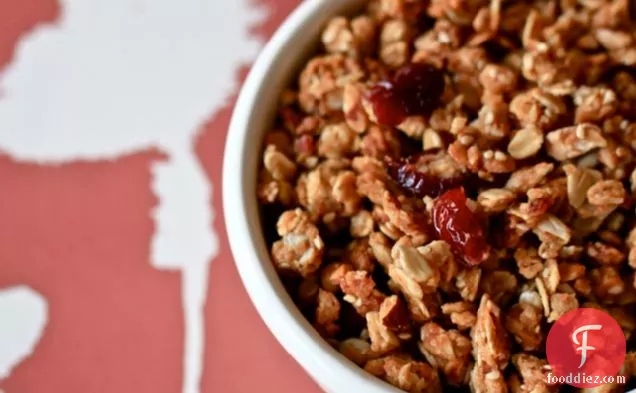 Chewy Granola With Cranberries And Almonds