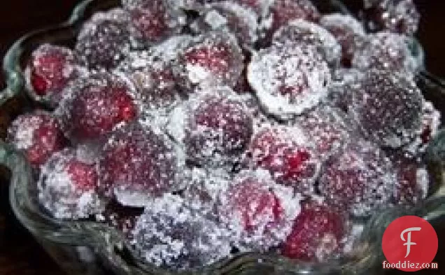 पाले सेओढ़ लिया क्रैनबेरी