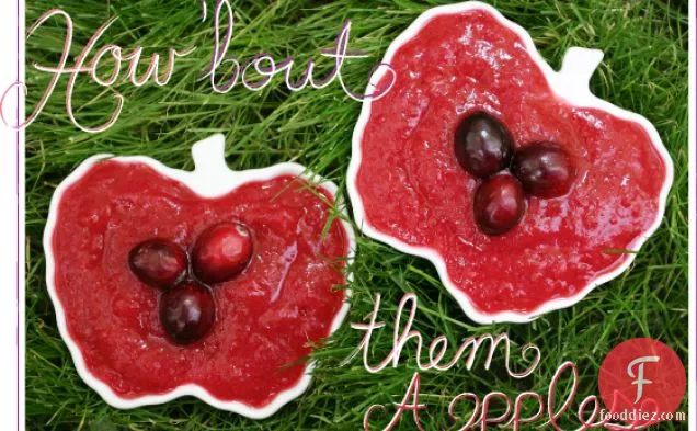 Cranberry Pear Applesauce