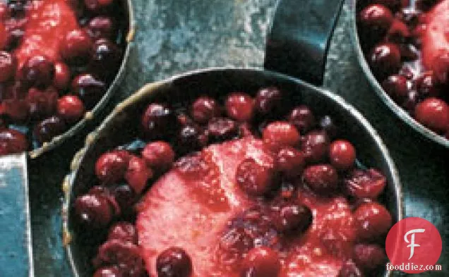 Apple And Cranberry Upside-down Cakes