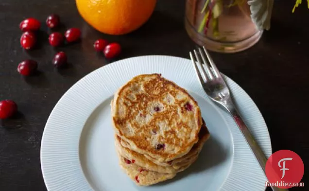 Orange Cranberry Spice Pancakes