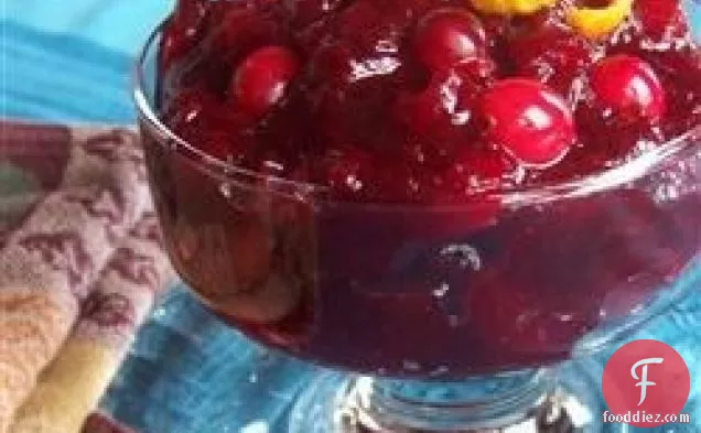 Brown Sugar and Port Cranberry Sauce