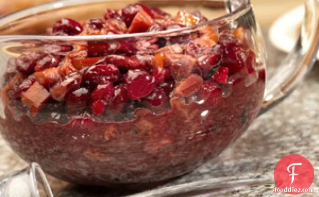 भुना हुआ नारंगी क्रैनबेरी सॉस