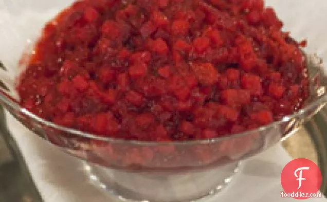 Cranberry, Raspberry, And Pear Chutney