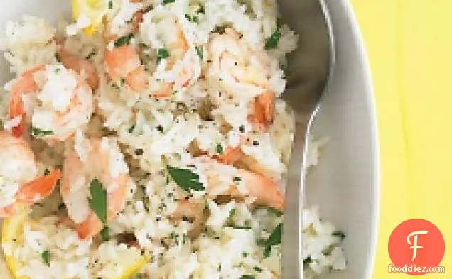 Lemon Shrimp With Rice