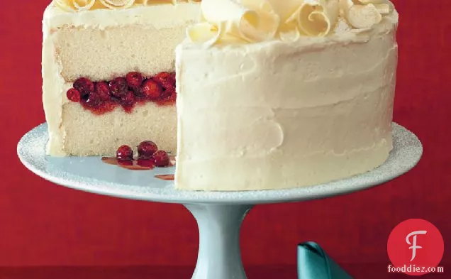 Cranberry Obsession Snow Cake