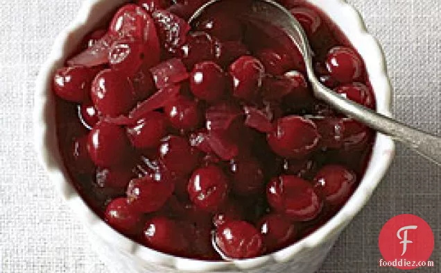 Cranberry Sauce With Caramelized Onions