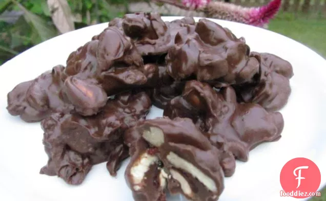 Nutty Chocolate Cranberry Clusters