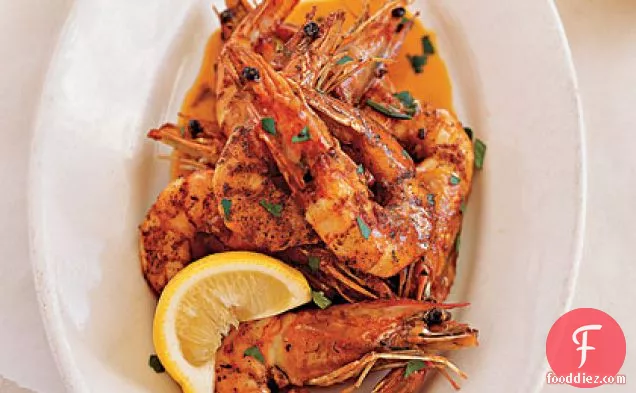 Fresh Gulf Shrimp with Barbecue Butter