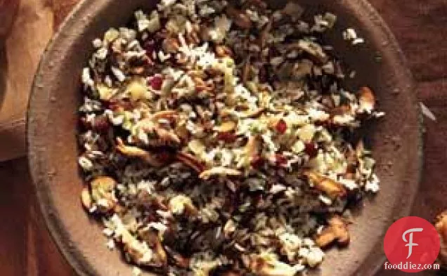 Wild Rice And Mushroom Pilaf With Cranberries