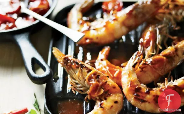 Grilled Shrimp with Sweet Chile Sauce