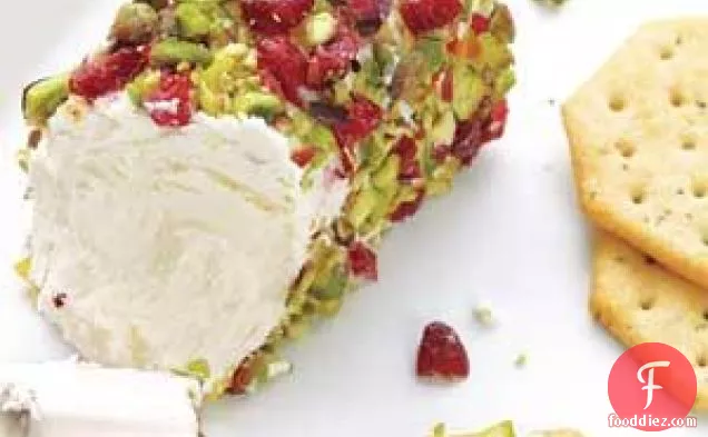 Goat Cheese With Pistachios And Cranberries