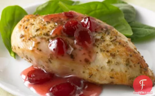 Cranberry Chicken For Two