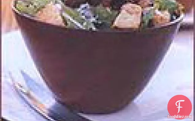 Caesar Salad with Crisp Shredded Pork
