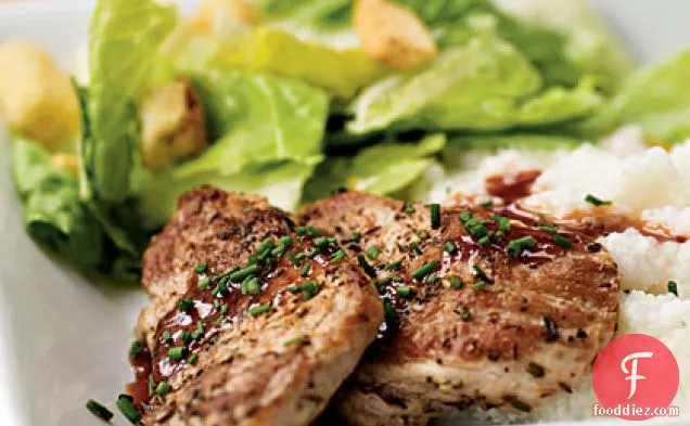 Pork Medallions with Red Currant Sauce