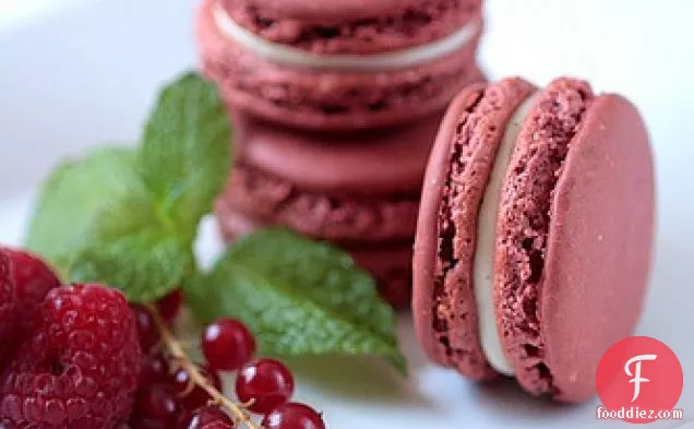 Red Berry Macarons