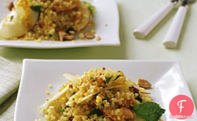 Quinoa-and-apple Salad With Curry Dressing