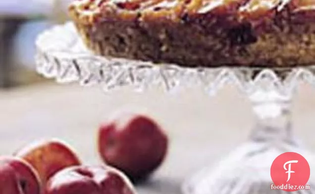 Plum-almond Upside-down Cake