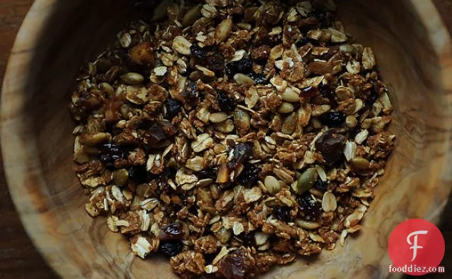 My Favorite Granola With Lots Of Dried Fruit