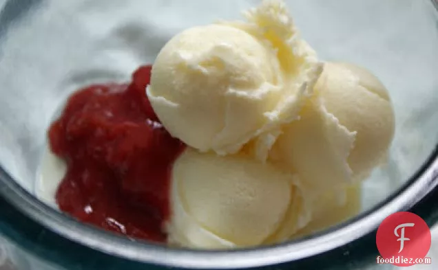 Roasted Plum Ice Cream